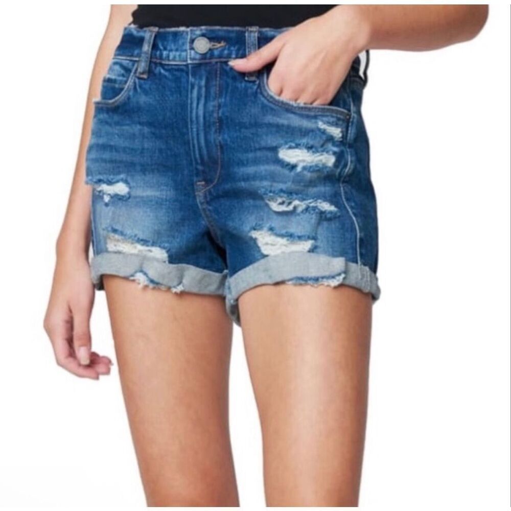 Blank NYC High Rise Fulton Roll Up Shorts Size 29